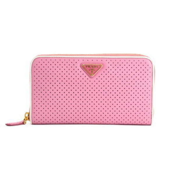 Prada Zip Wallet Long Pink - Picture 1 of 9